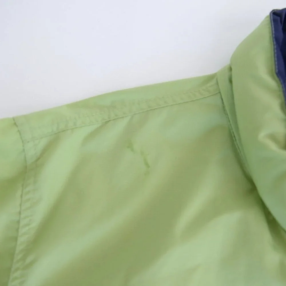 Vintage Northern Reflections Green Raincoat Zip up with Hood Drawstring Jacket S - Picture 10 of 16